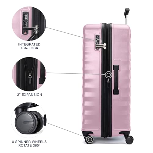 Travelpro Maxlite Air V2 Hardside Expandable Carry on Luggage, 8 Spinner Wheels, Lightweight Hard Shell Suitcase, TSA lock, Black, Carry On 21-Inch