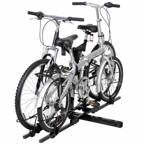 2 Bike Bicycle Carrier Hitch Receiver Heavy Duty 2&& Mount Rack Truck SUV