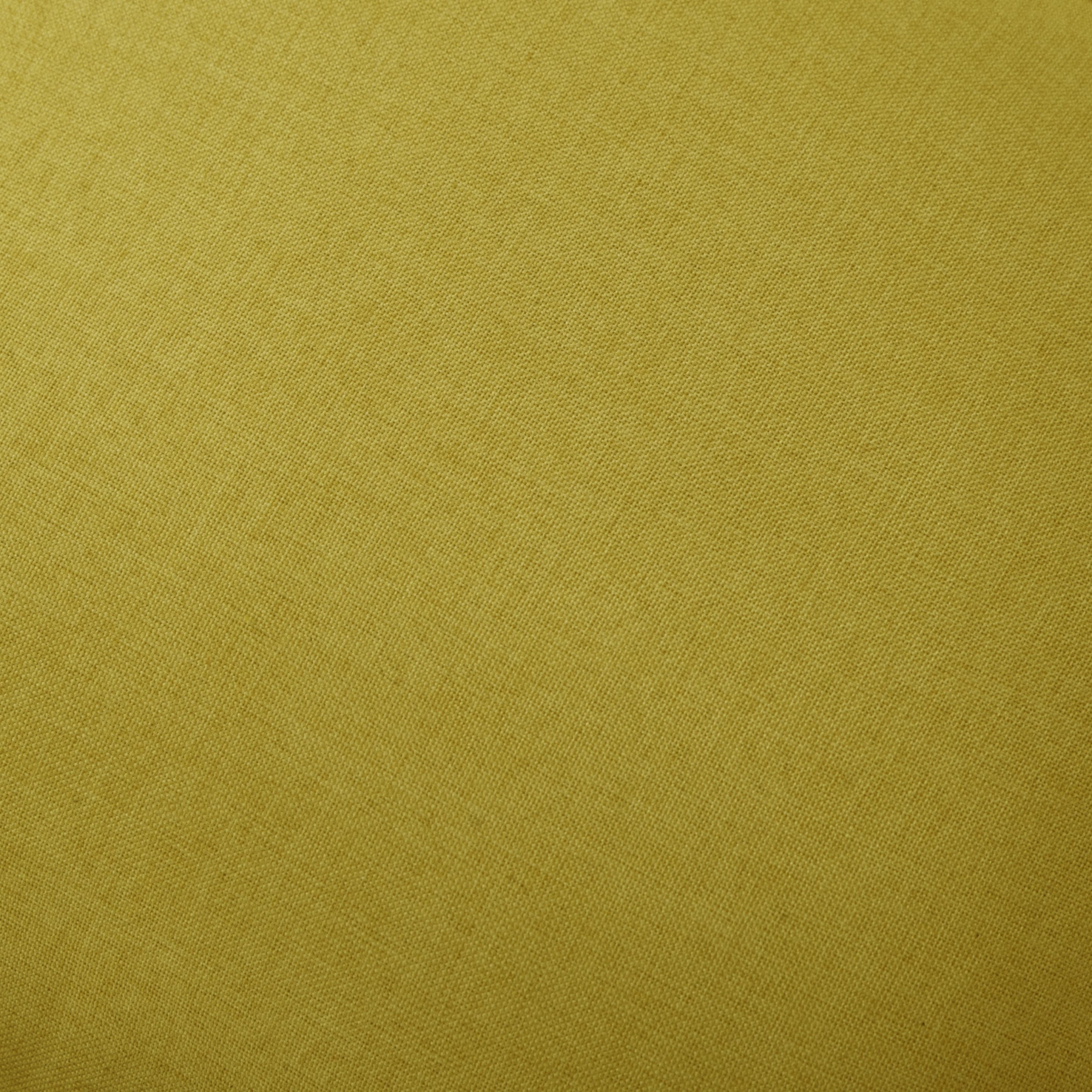 BSHTI 74.4 inch Foam Futon Sofa Bed,Converted Futon Sofa Sleeper with 2 Pillows for Livingroom(Yellow)
