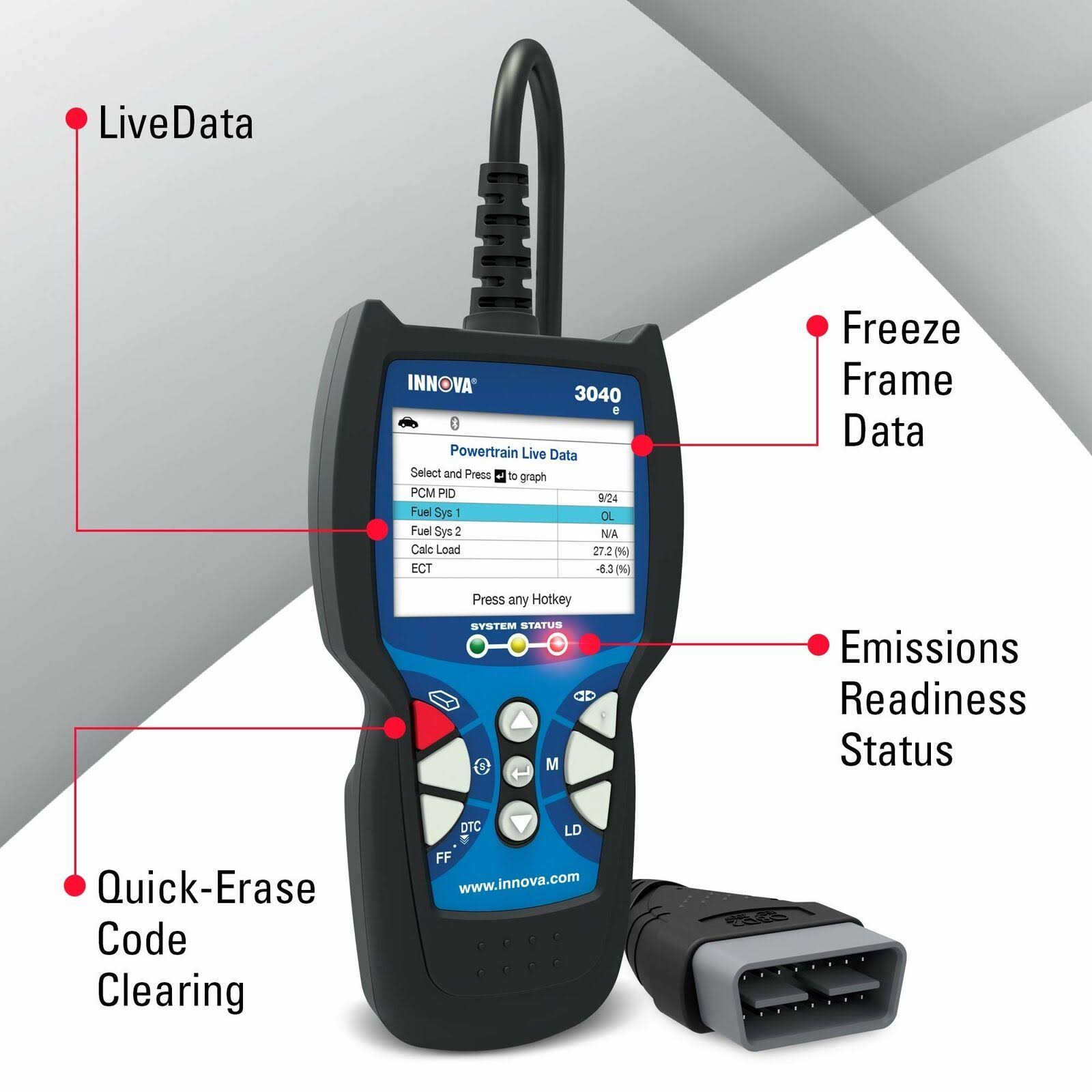Innova 3040e Diagnostic OBD2 Scan Tool