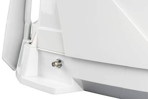 King Dt4450 Dish Tailgater Satellite TV Antenna Bundle W/Dish Wally HD Receiver u0026 Cables