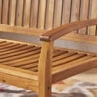 GDF Studio Fessenden Indoor/Outdoor Rustic Acacia Wood Rocking Bench, Natural