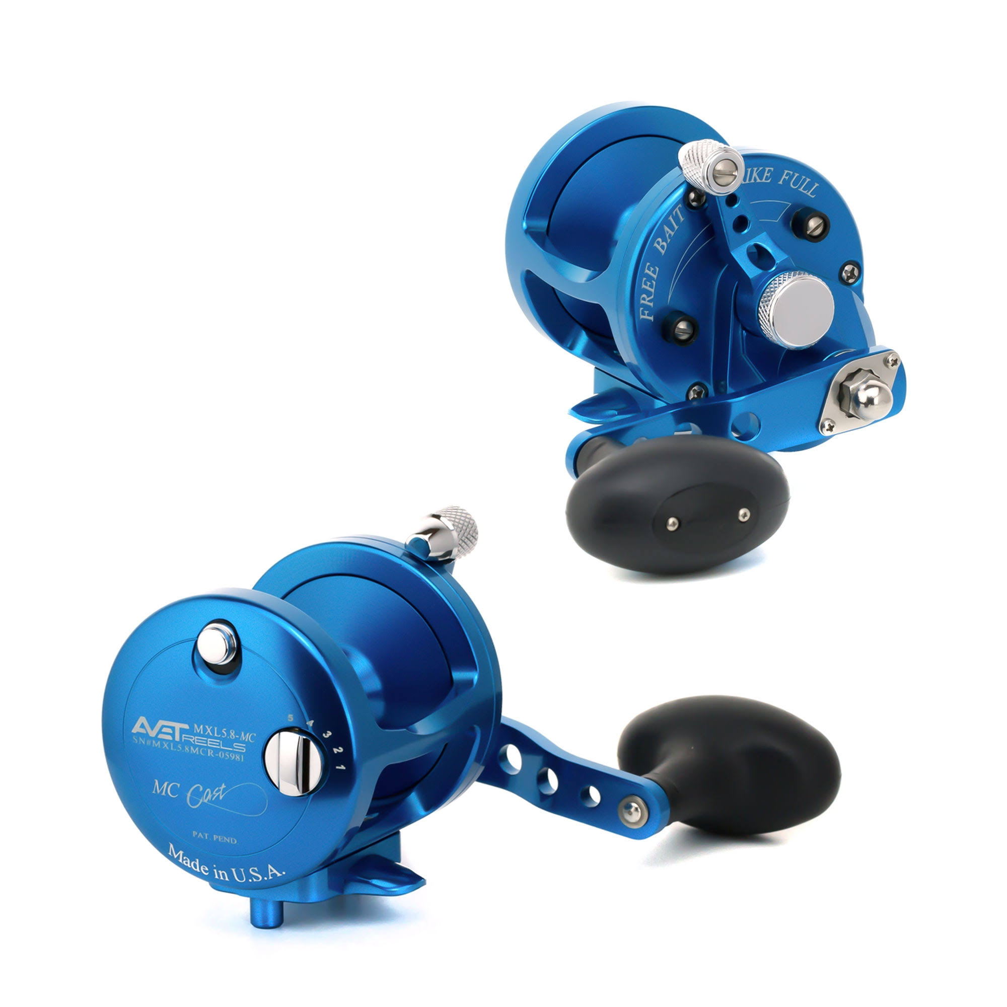Avet MXL 6/4 MC 2-Speed Lever Drag Casting Reels Gold