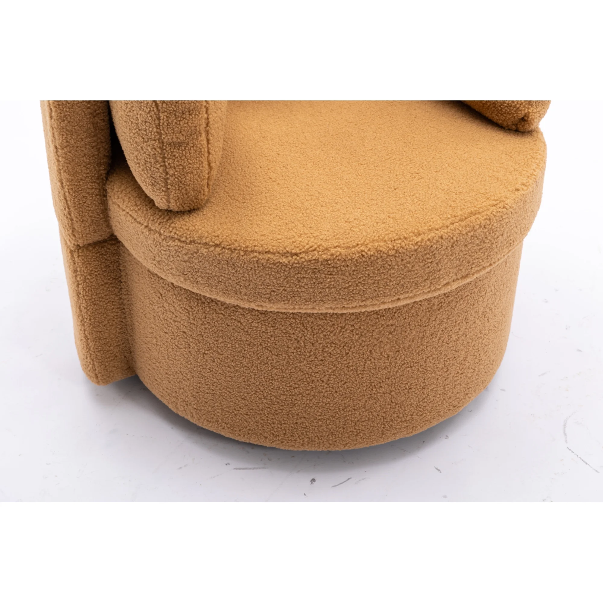 Swivel And Storage Chair For Living Room,Brown
