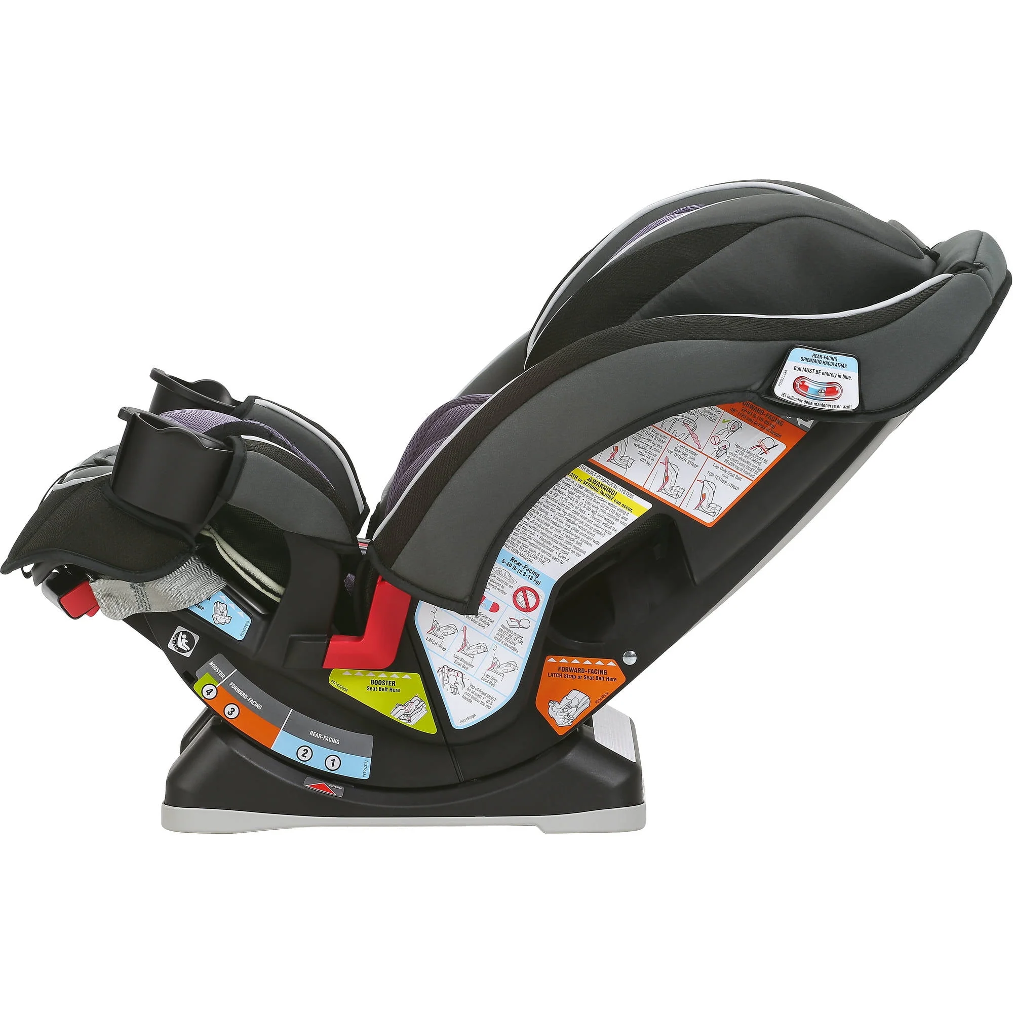 Graco SlimFit 3-in-1 Car Seat, Saves Space in Your Back Seat, Anabele