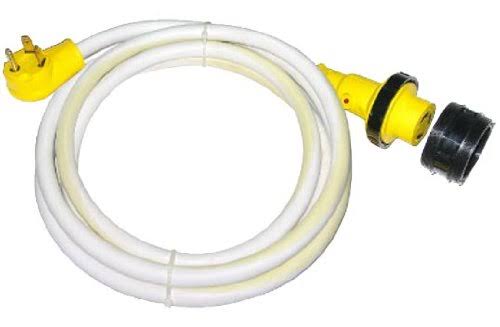 Conntek RV 30 Amp Male Plug to 30 Amp Locking Connector Cable with Glo