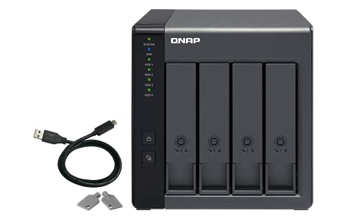QNAP TR-004 4 Bay USB Type-C Direct Attached Storage (DAS) with hardware RAID (Diskless)