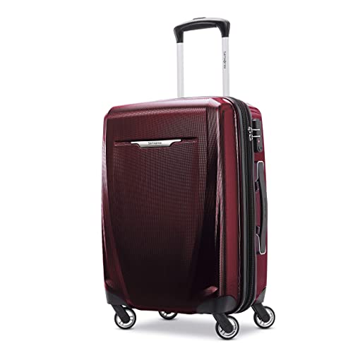 Samsonite Winfield 3 DLX Hardside Expandable Luggage with Spinners, Silver, Carry-On 20-Inch