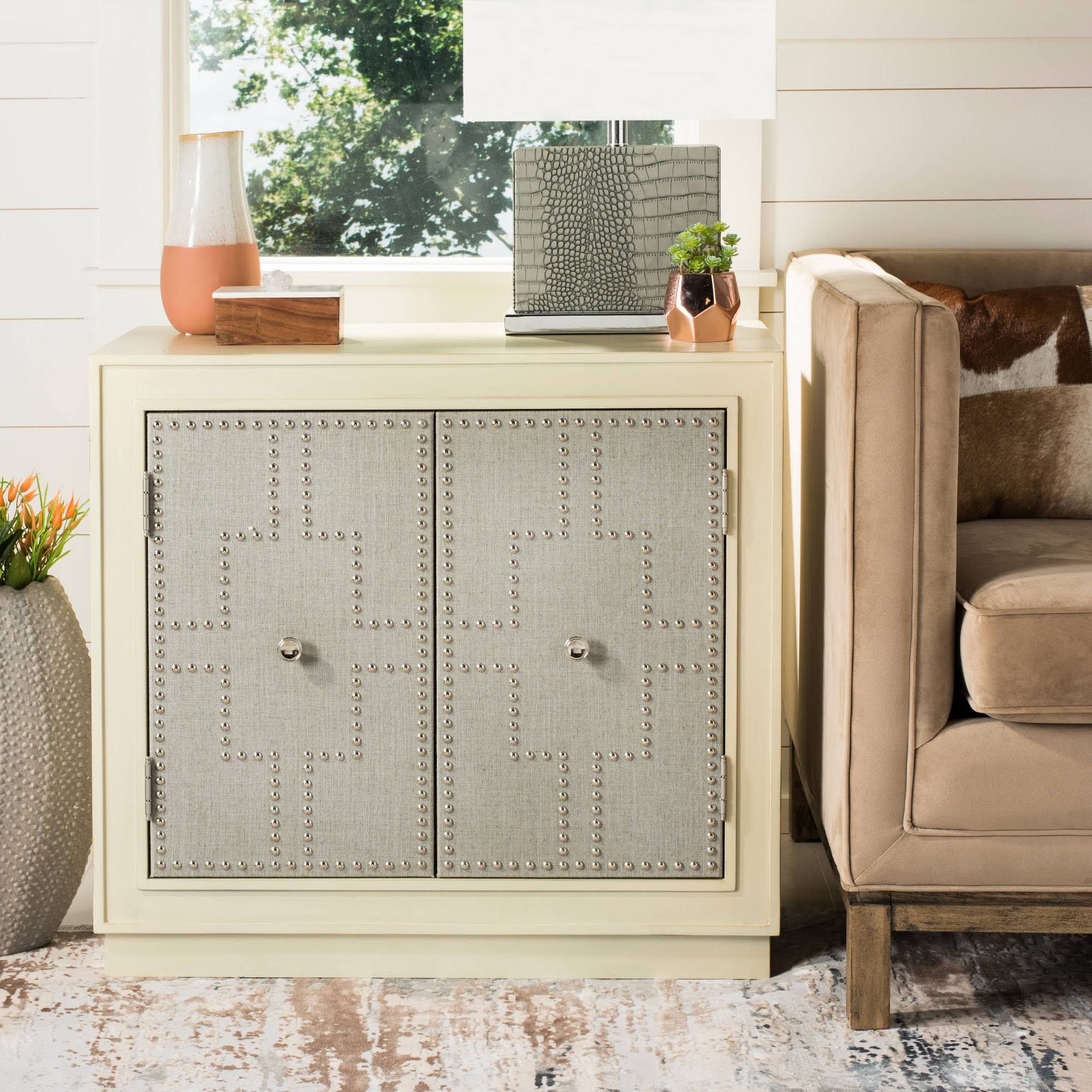 Safavieh Azuli 2-Door Chest - Antique Beige