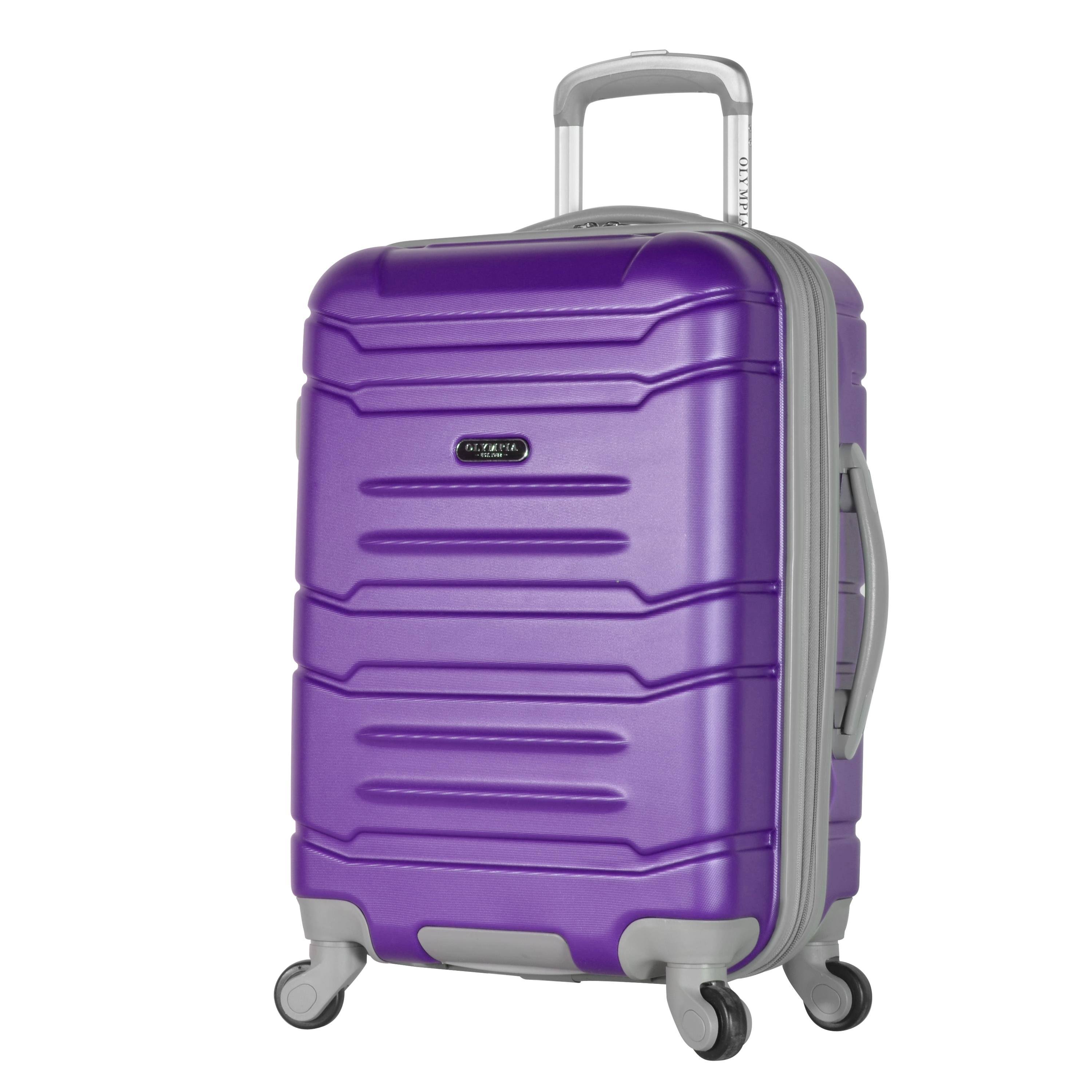 Olympia Denmark 21x22 Carry-On Spinner, Purple
