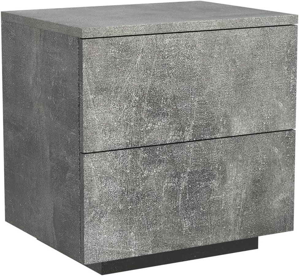 LED Nightstand Bedside Table With LED Lights Set Of 2, For Bedroom Living Room Modern Nightstand With 2 Drawers