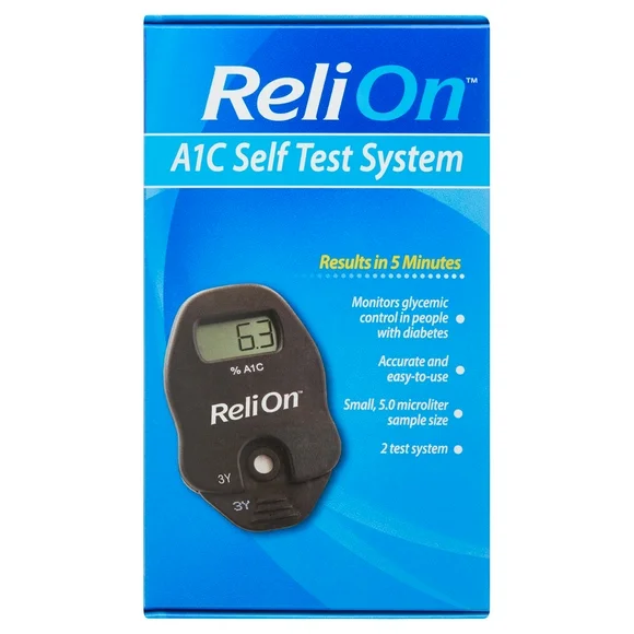 ReliOn A1C Self Test System - Kansas Nuitrition - HNZSDS