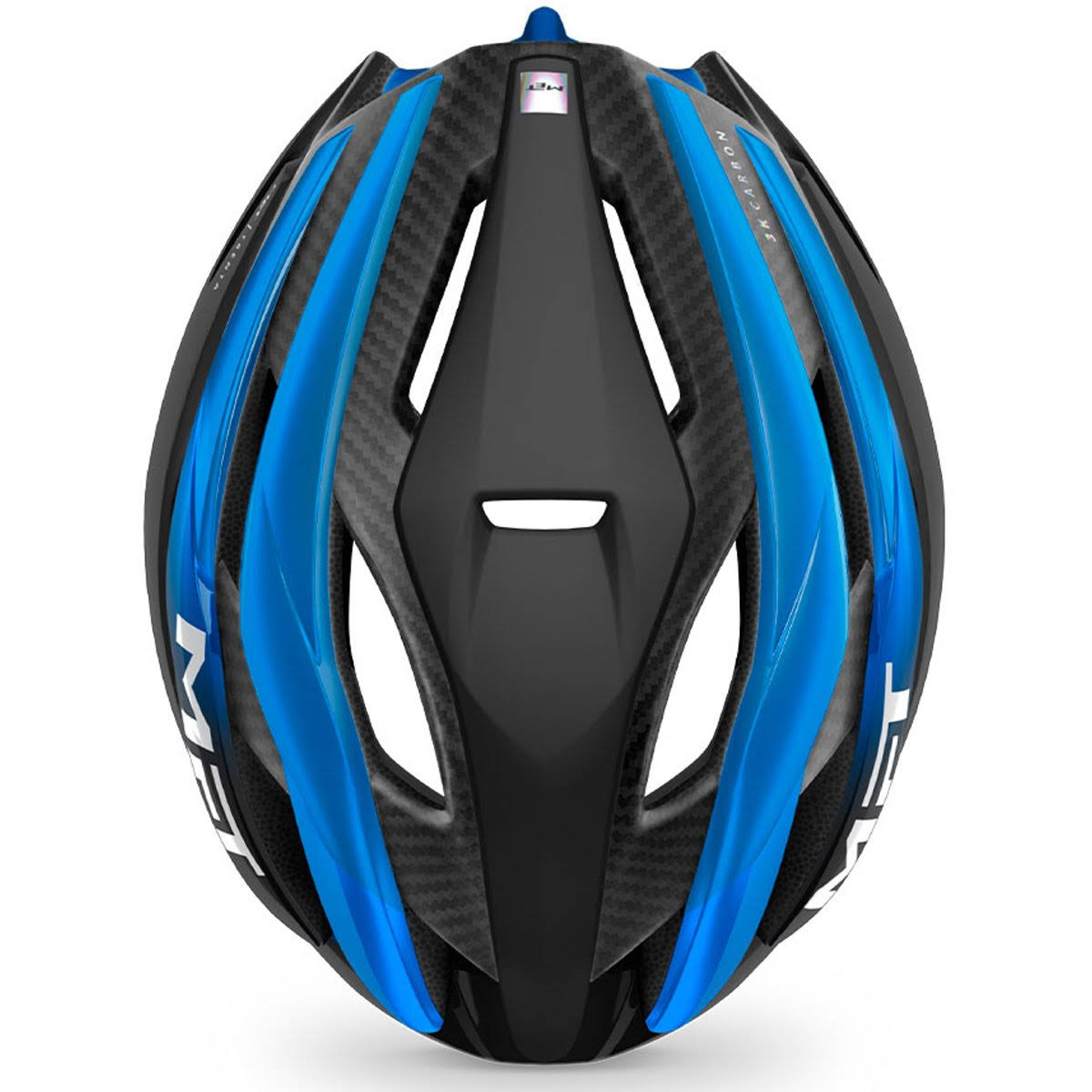 Met Trenta 3K Carbon Helmet 2021 Black/Blue L