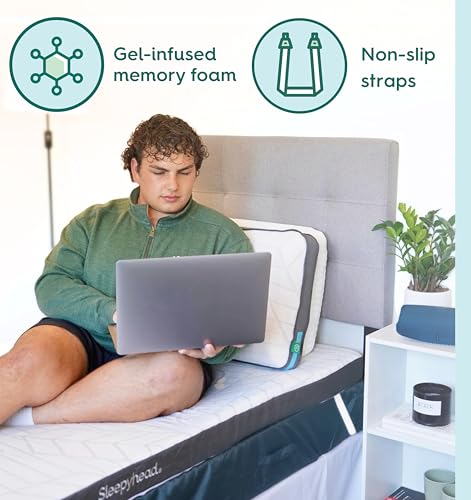 Sleepyhead Twin XL 2 Inch Gel Memory Foam Mattress Topper for College Dorm – Thick
