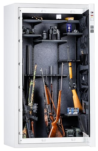 Kodiak Home Gun Safe for Rifles & Pistols | KGX5933G by Rhino Metals with New SafeX Security System | 41 Long Guns & 6 Handguns | 60 Minute Fire