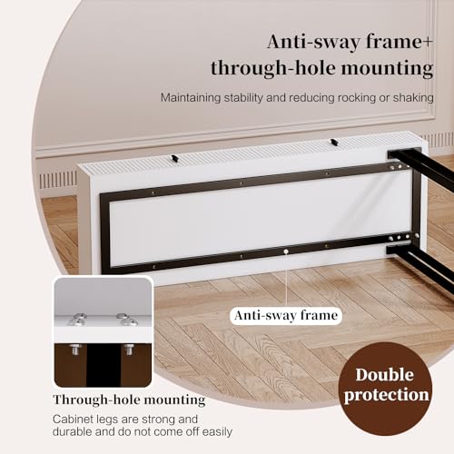 Makeup Vanity Desk with Cloud Lighted Mirror with Power Outlet and LED Strip, 3 Color Lighting Modes with Adjustable Brightness