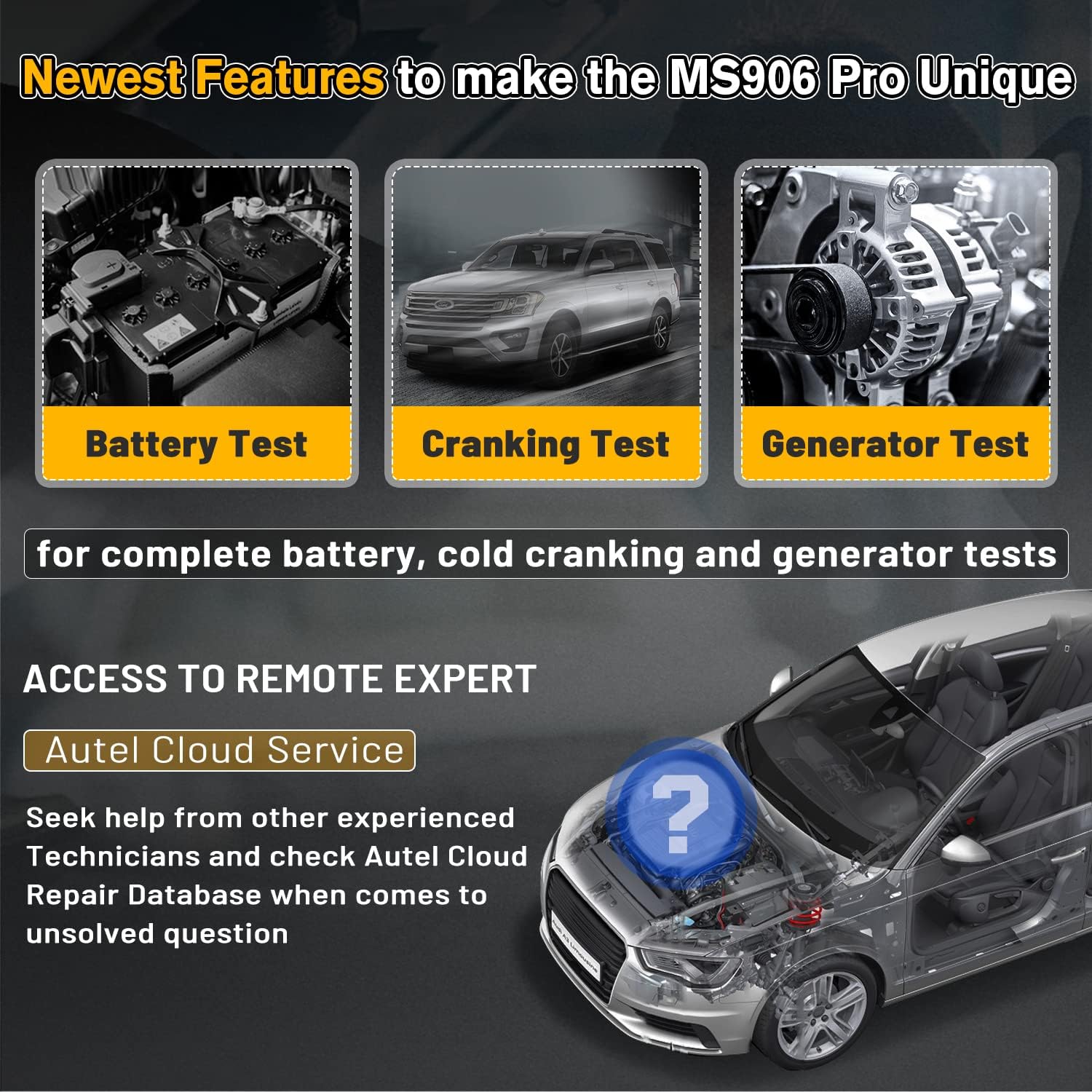 Autel Scanner MaxiSys MS906 Pro Diagnostic Scan Tool, with $60 MV108, 2022 Newer Model of MS906S/ MS906BT/ MK906BT, ECU Coding as MS908 MK908