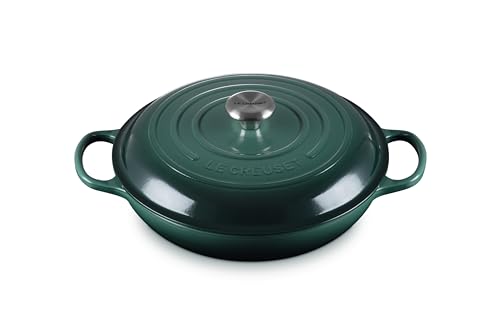 Le Creuset Enameled Cast Iron Signature Braiser, 3.5 qt., Marseille