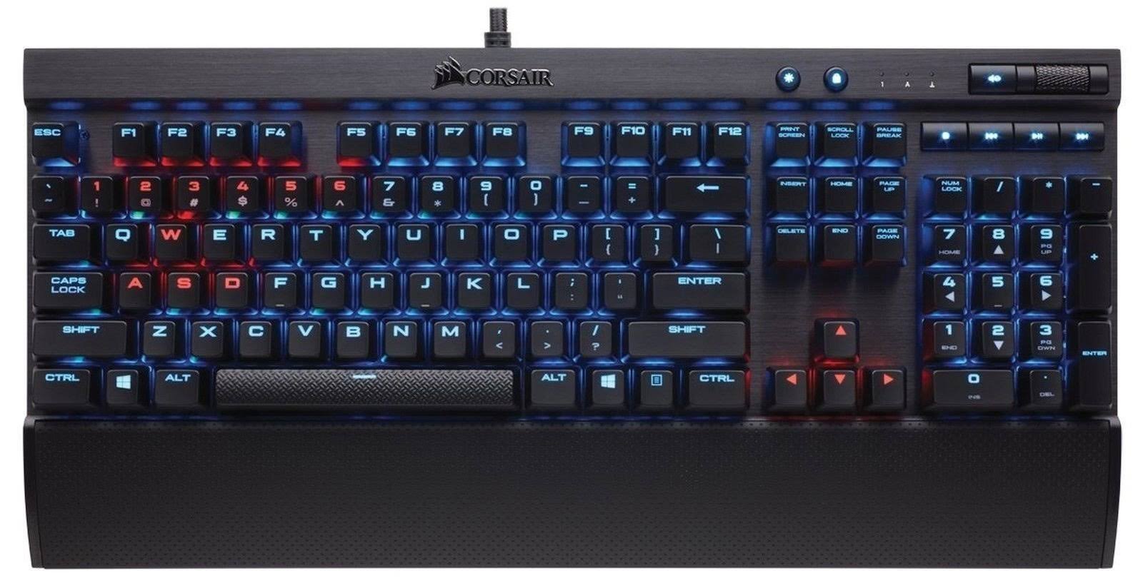 Corsair Gaming K70 RGB Rapidfire Mechanical Keyboard - Black - RGB LED Backlit