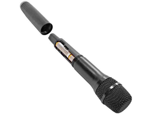 Seismic Audio - SA-U4HHLV5-2 - 4 Channel Professional UHF Wireless Microphone System with 2 Handheld u0026 2 Headset Microphones