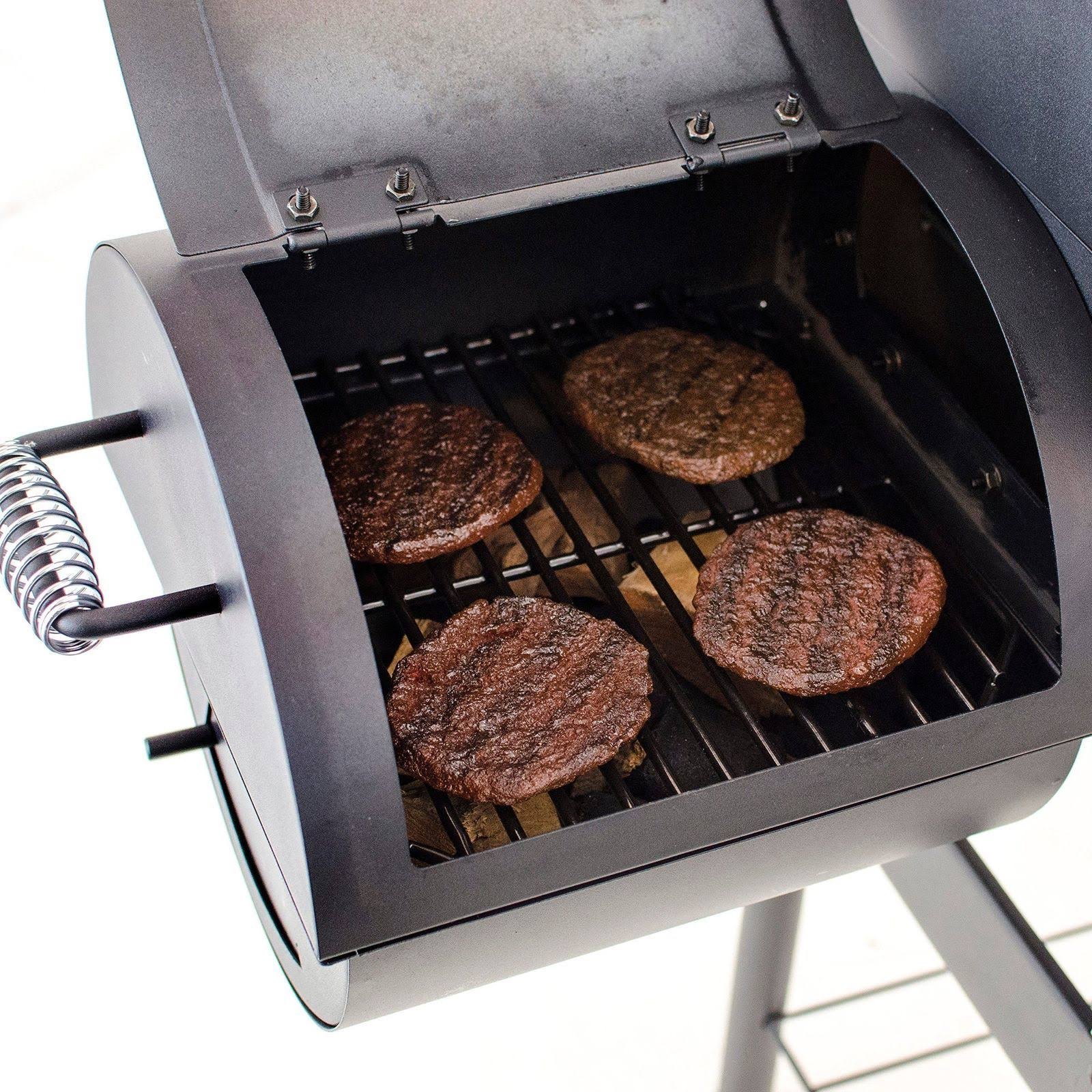 Char-Broil - Standard American Gourmet Offset Smoker BBQ u0026 Charcoal Grill