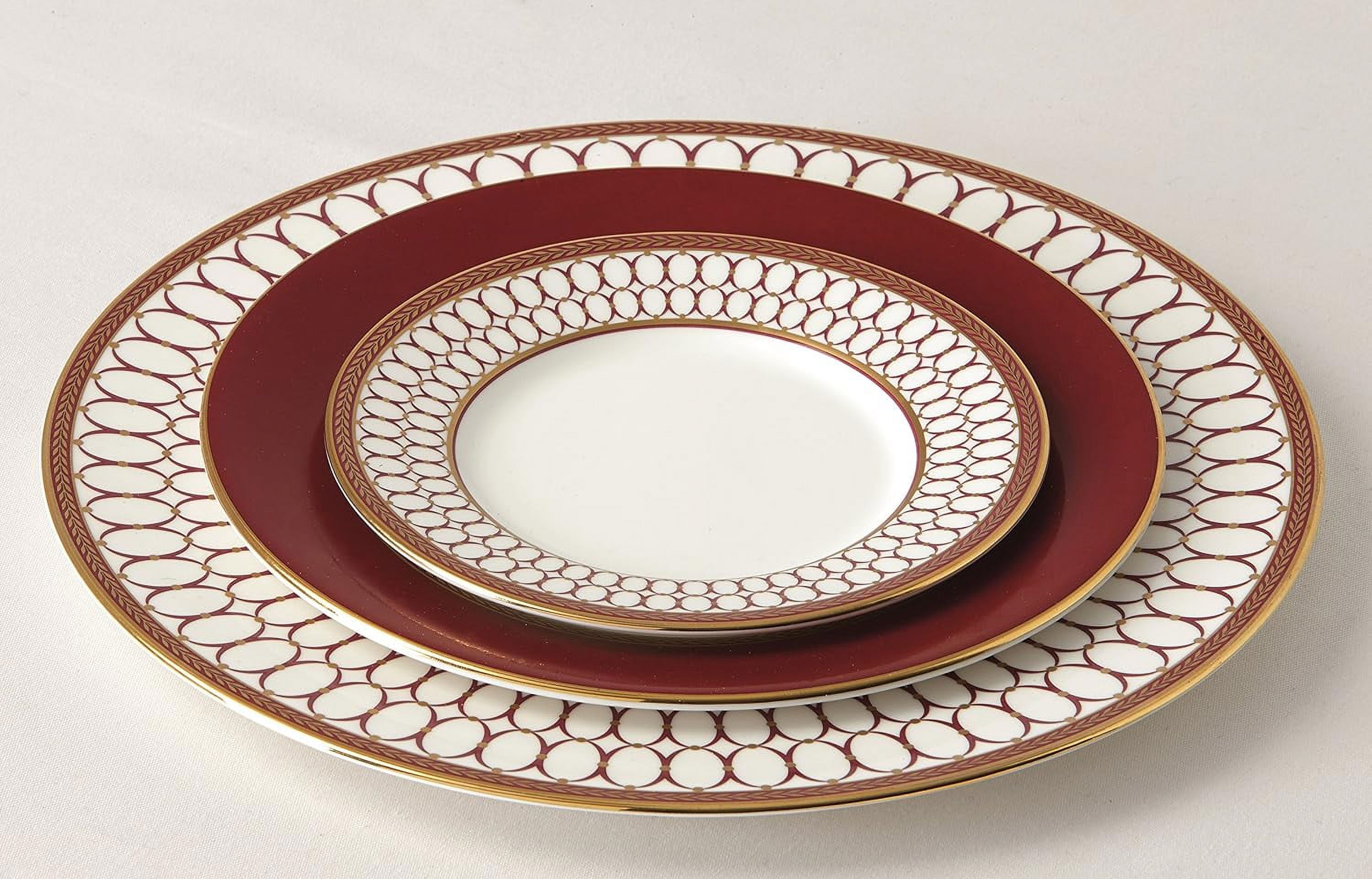 Renaissance Red 5-Piece Place Setting