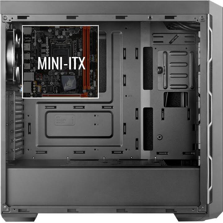 Cooler Master MasterBox MB600L Tower - No power supply