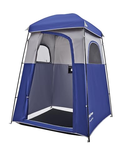 KingCamp Shower Tent, Portable Privacy Tent Outdoor Camping 1/2 Room Toilet Tents with Shower Bag & Dressing Room for Travel Beach Tailgate