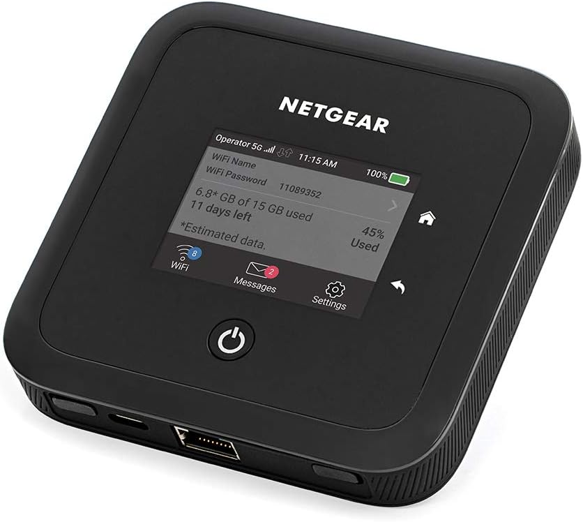 NETGEAR Nighthawk M5 5G Mobile Hotspot with WiFi 6 (MR5200) Ultrafast 5G Wireless Hotspot Router, Works Best with AT&T and T-Mobile