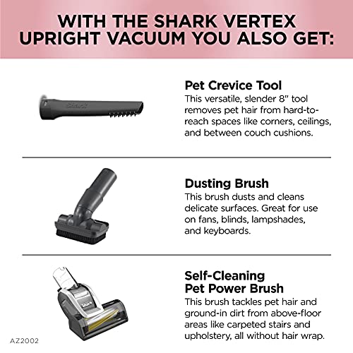 Shark Upright Vacuum, Stratos with DuoClean PowerFins, HairPro, Powered Lift-Away, Self-Cleaning Brushroll, & Odor Neutralizer Technology, Navy