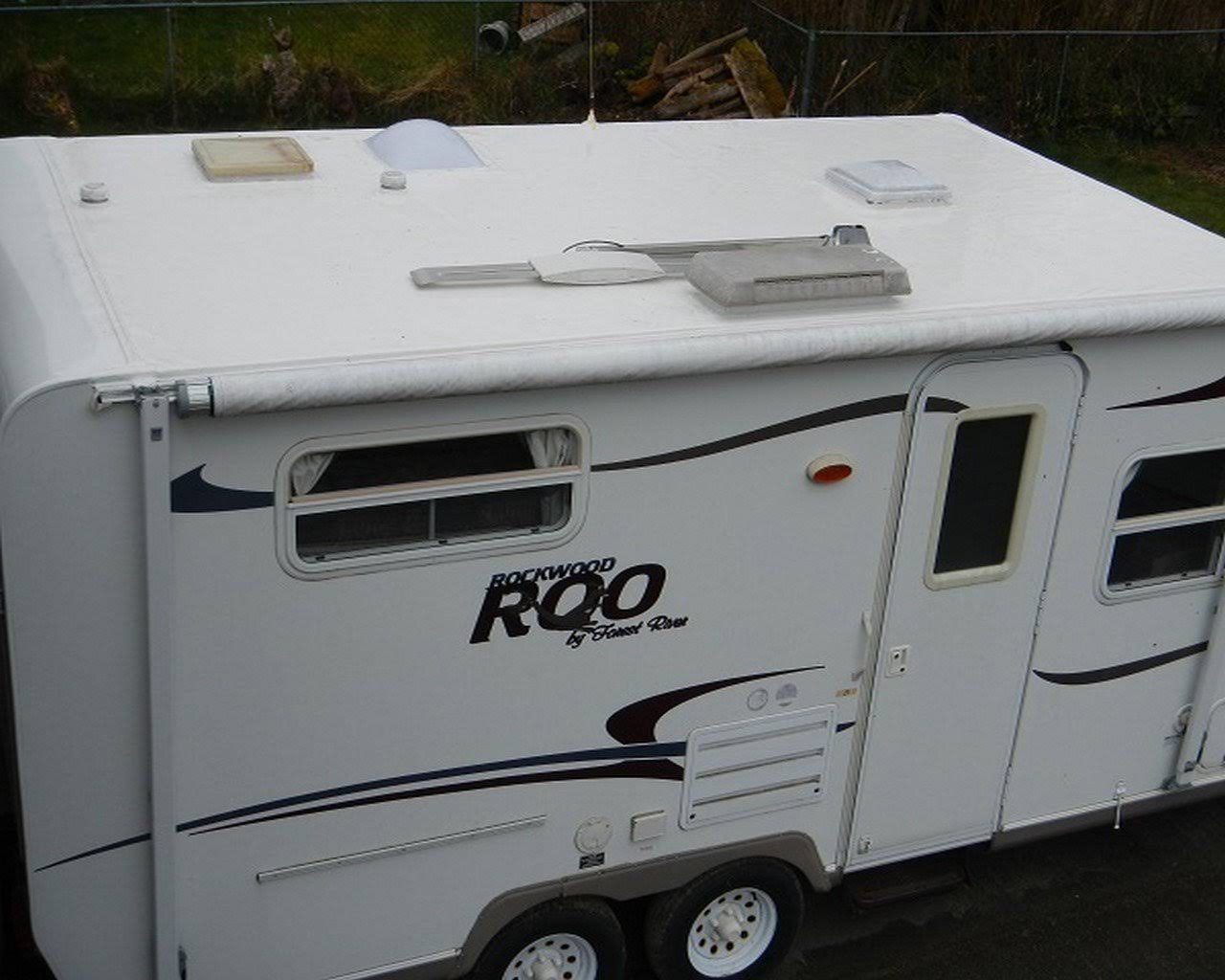 Liquid Rubber RV Roof Coating - Solar Reflective Sealant - Waterproof - Easy to Apply - Brilliant White, 5 Gallon