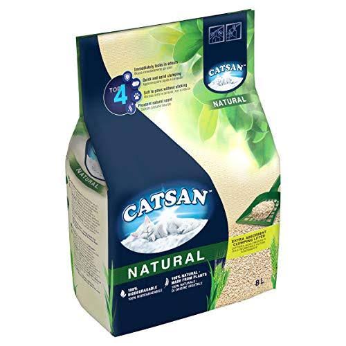 Catsan Biodegradable Natural Clumping Cat Litter 8L