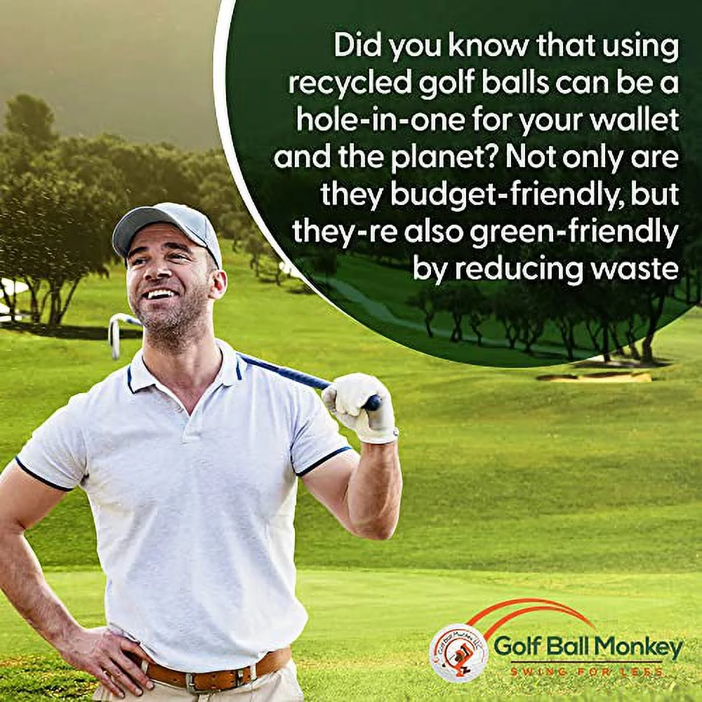 Golf Ball Monkey Cheap Recycled for Bridgestone Golf Balls White Near Mint Condition  100 Pk for Bridgestone e6, e12