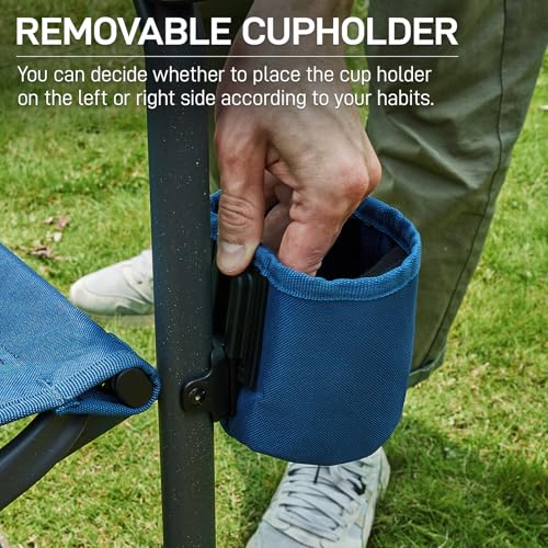 EVER ADVANCED Rocking Chair Outdoor, Quick Set Rocker Camping Chair for Adult, Foldable Rocker Chair Lightweight