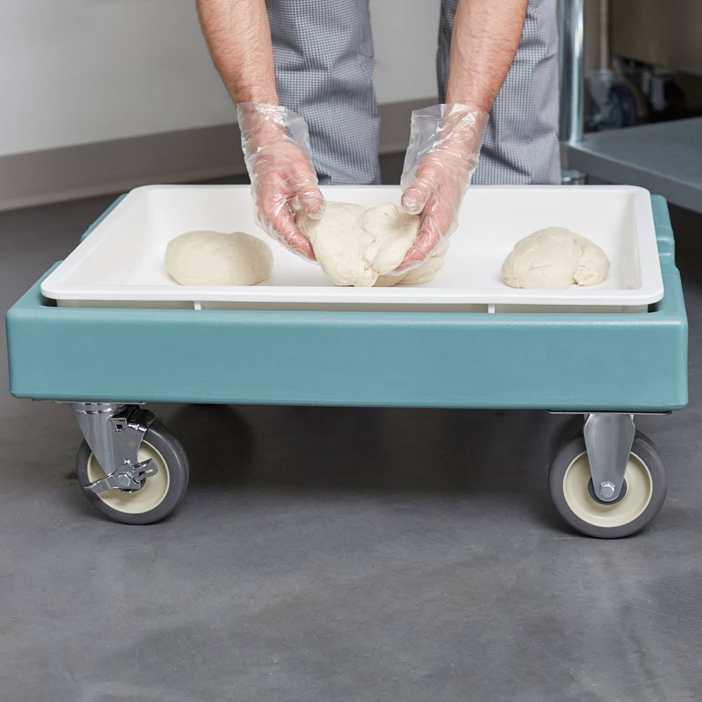 Cambro CD1826PDB401 Slate Blue Pizza Dough Box Camdolly