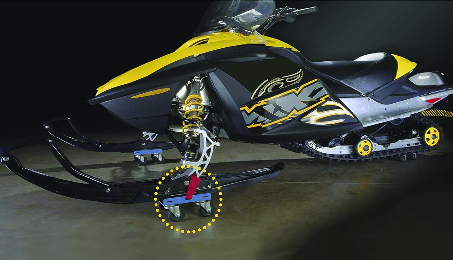 Shepherd Hardware 9298 Snowmobile Dolly Set, 1000-lb Load Capacity , Blue