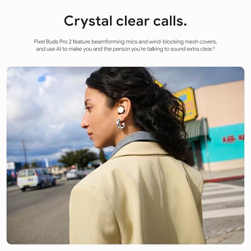 Google Pixel Buds Pro 2 - Wireless Earbuds with Active Noise Cancellation &ndash; Bluetooth Headphones - Peony