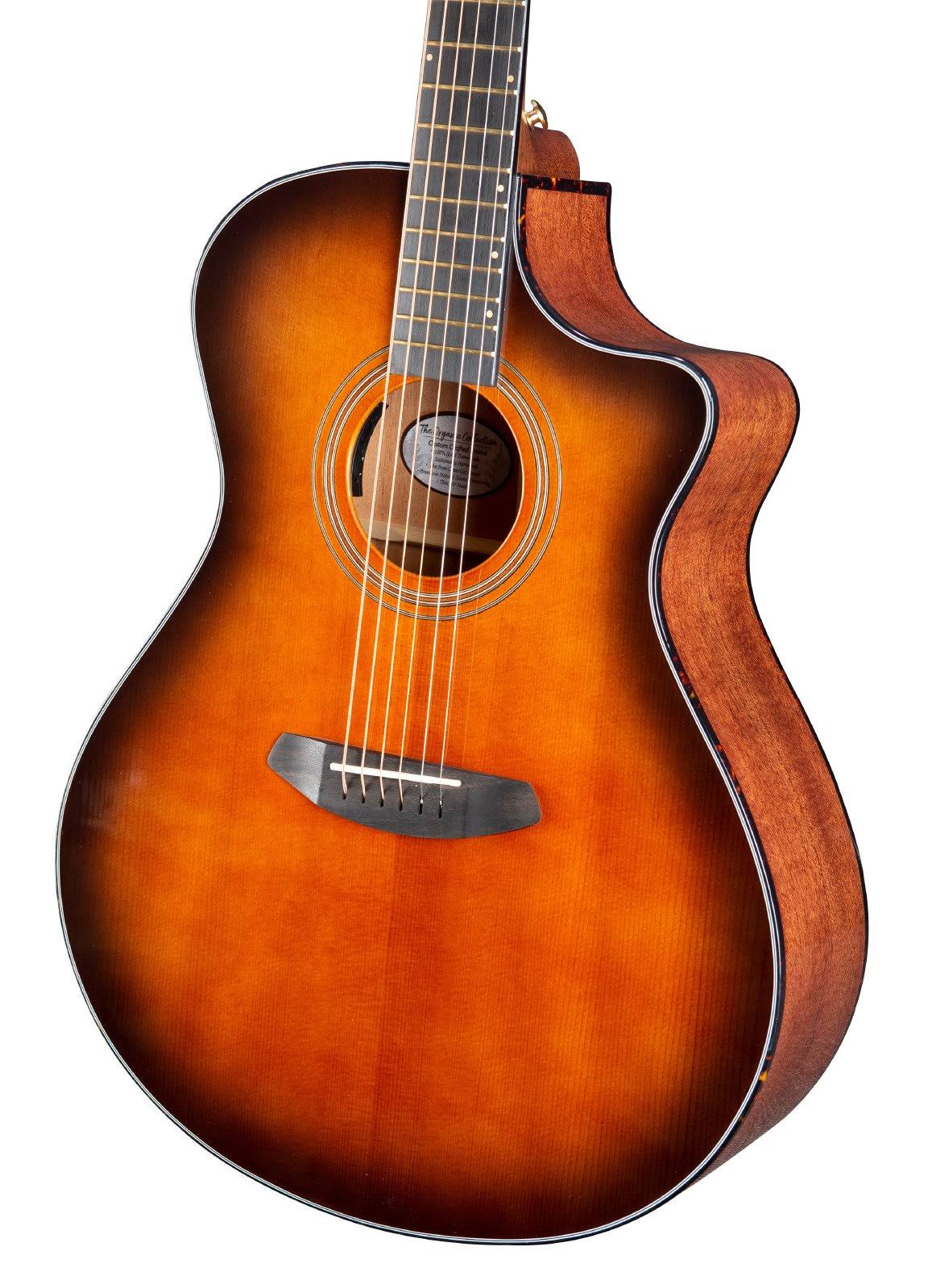 Breedlove Organic Performer Concerto CE Acoustic Electric Guitar Bourbon Burst