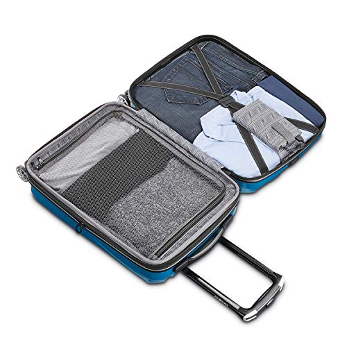Samsonite Centric 2 Hardside Expandable Luggage with Spinner Wheels, Black, Carry-On 20-Inch