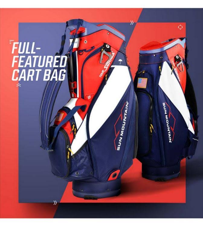 Sun Mountain Tour Series Cart Bag, Black