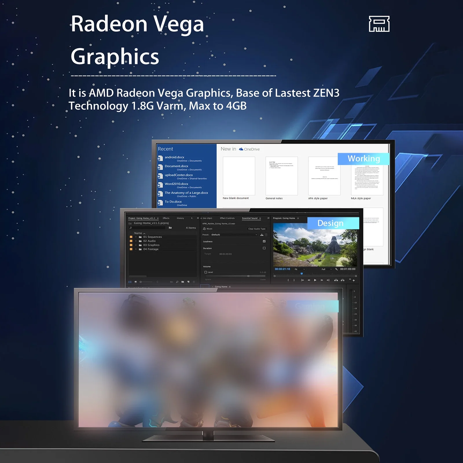 Aibecy Mini PC, Windows 11 Desktop Computer, 8GB RAM 256GB SSD, AMD Ryzen 5600H Processor, 8K 60Hz Support, WIFI6 BT5.2