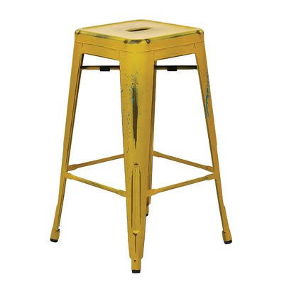 Trent Austin Design Fineview 26x22 Bar Stool Finish: Antique Yellow