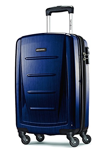 Samsonite Winfield 2 Hardside Expandable Luggage with Spinner Wheels, Brushed Anthracite, Checked-Large 28-Inch
