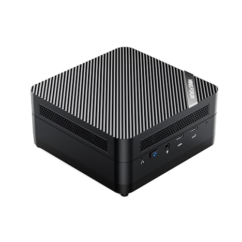 MINISFORUM UM690S Mini PC AMD Ryzen 9 6900HX(8C/16T, up to 4.9GHz) Windows 11 Home Small PC, 32GB RAM 1TB SSD, 2xHDMI(4K), 1xUSB4(8K) Output