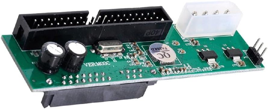 Cablecc IDE/PATA 40Pin Disk to SATA Female Converter Adapter PCBA for Desktop & 3.5 Hard Disk Drive