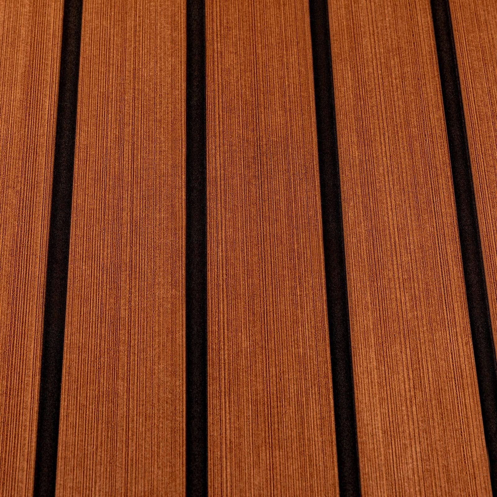 YIYIBYUS Boat Flooring EVA Foam Decking Sheet Faux Teak Mat Marine Carpet Non-Slip Self-Adhesive Mat for RV Yacht Kayak Brown