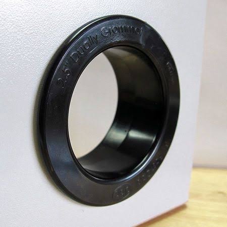 Fast Cap Dually 2.5 100pc BL Dual Sided Grommet,Blk,2.5In,PK100