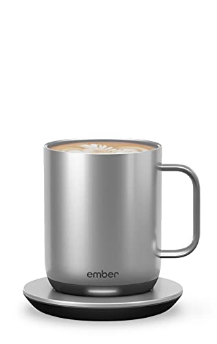 Ember Temperature Control Smart Mug 2, 14 Oz, App-Controlled Heated Coffee Mug with 80 Min Battery Life and Improved Design, Black