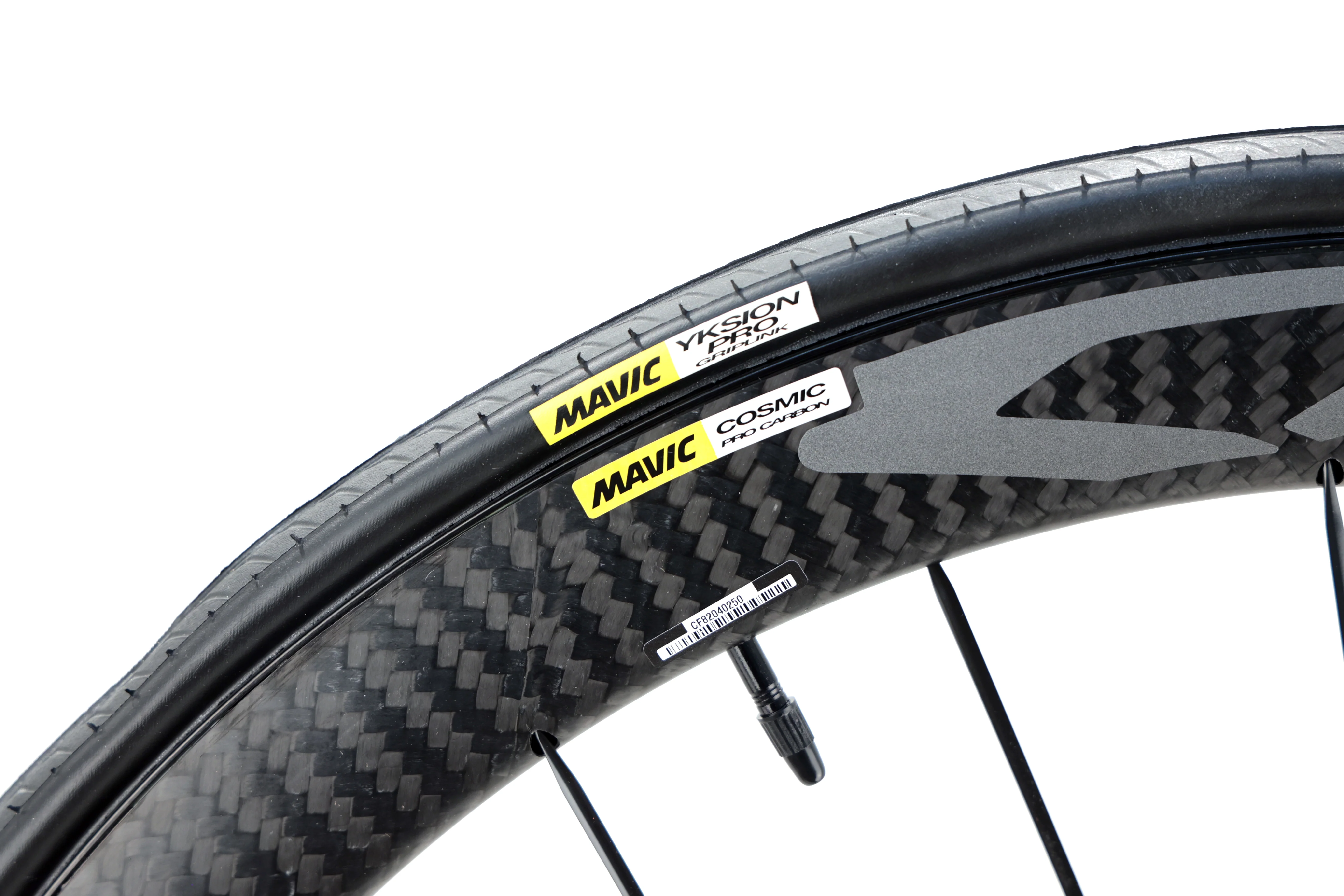 Mavic Cosmic Pro Carbon Front Wheel, 700c, Clincher, 12 x 100mm TA, 24H, Disc - Radiant Selections