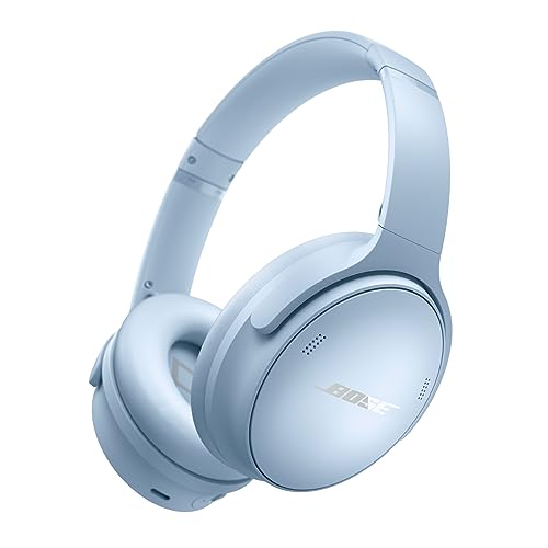 Bose QuietComfort Bluetooth Headphones, Wireless Headphones with Active Over Ear Noise Cancelling and Mic, Deep Bass, Up to 24 Hours of Playtime